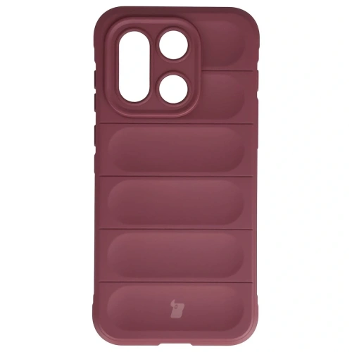 Pancerne etui Bizon Case Tur do OnePlus 15 burgundowe