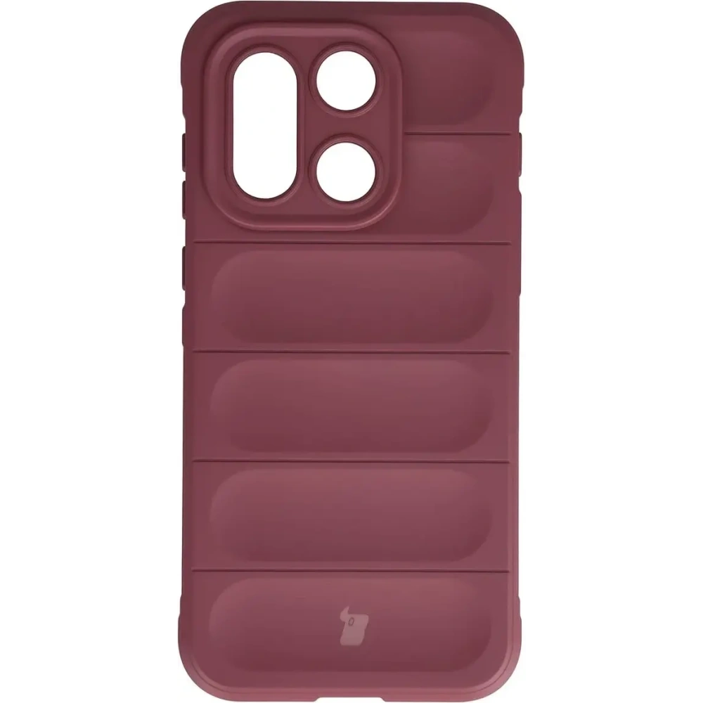 Pancerne etui Bizon Case Tur do OnePlus 15 burgundowe