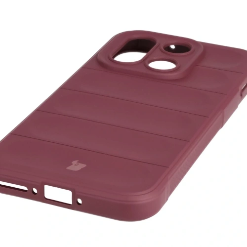 Pancerne etui Bizon Case Tur do OnePlus 15 burgundowe