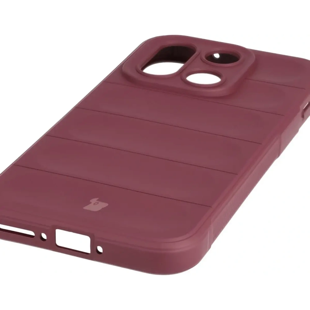 Pancerne etui Bizon Case Tur do OnePlus 15 burgundowe