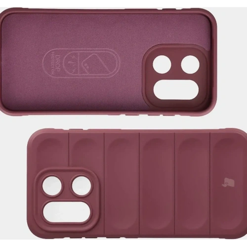 Pancerne etui Bizon Case Tur do OnePlus 15 burgundowe