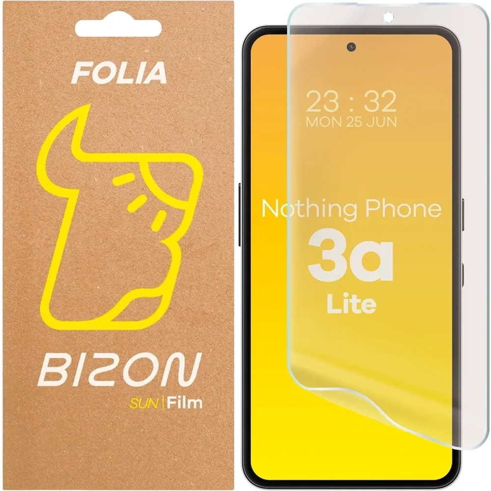 Folia matowa Bizon Glass Film Sun do Nothing Phone (3a) Lite