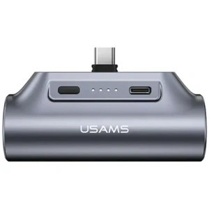 Powerbank USAMS PB79 Mini Tail Plug Portable 3000mAh USB-C szary