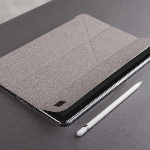 Etui UNIQ Yorker Kanvas iPad 10.2" (2019) beżowy/french beige