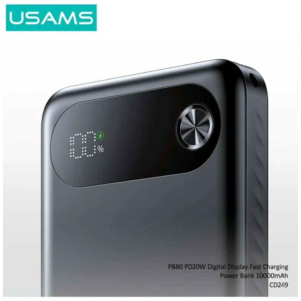 Powerbank USAMS PB80 PD20W 10000mAh czarny