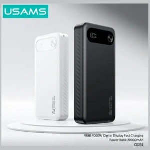 Powerbank USAMS PB80 PD20W 20000mAh biały