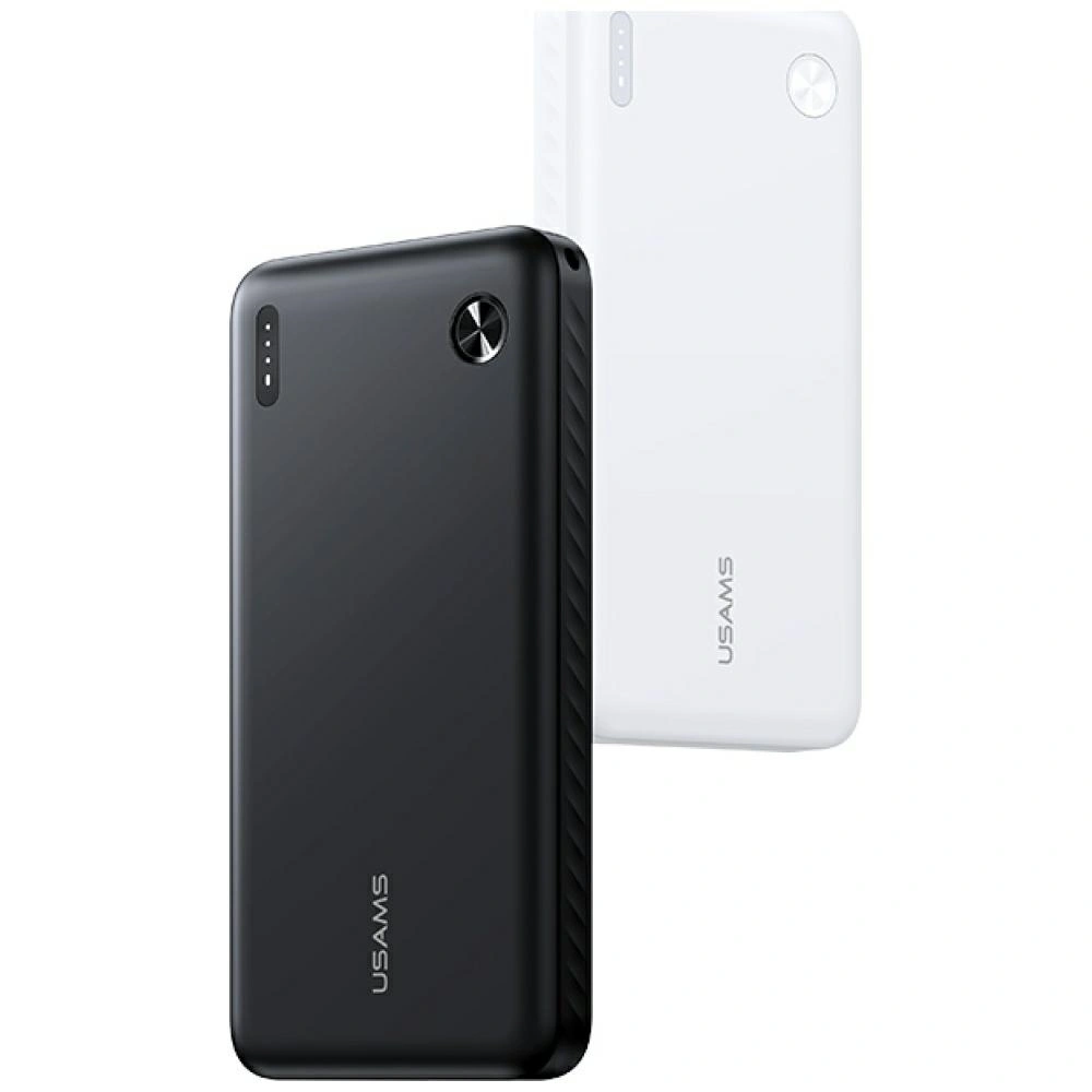 USAMS PB83 2xUSB-A, USB-C 10000mAh white