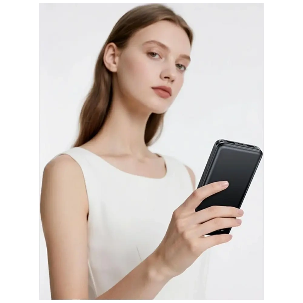 Powerbank USAMS PB83 2xUSB-A, USB-C 10000mAh biały