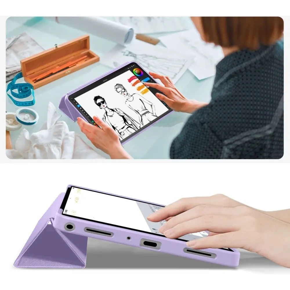 Etui Tech-Protect SmartCase do Samsung Galaxy Tab A9+ / A11+ Plus 11.0 X210 / X215 / X216 / X230 / X235 / X236 Violet