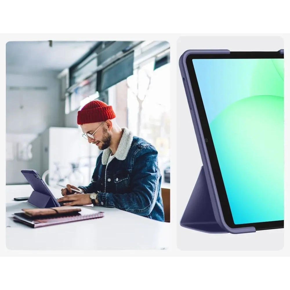 Etui Tech-Protect SmartCase do Samsung Galaxy Tab A9+ / A11+ Plus 11.0 X210 / X215 / X216 / X230 / X235 / X236 Navy