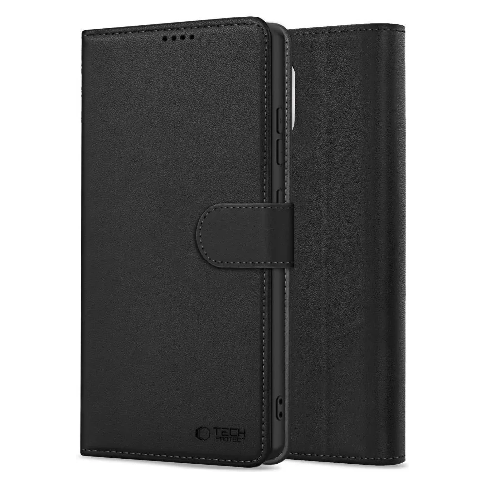 Etui z klapką Tech-Protect Wallet do OnePlus 15 Black