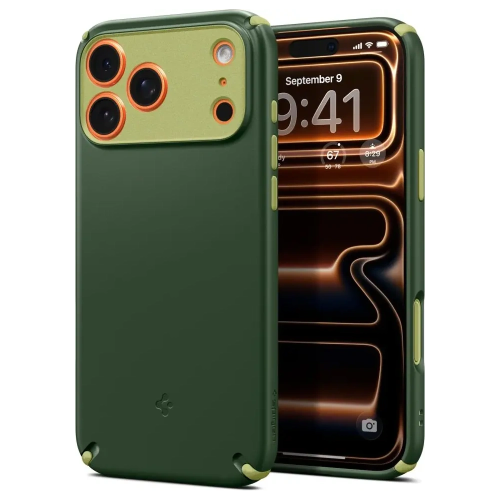 Etui Spigen Nano Pop Hybrid Mag MagSafe do Apple iPhone 17 Pro Avo Green