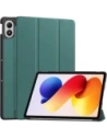 Etui z klapką Bizon Case Tab Croc do Xiaomi Redmi Pad 2 Pro ciemnozielone