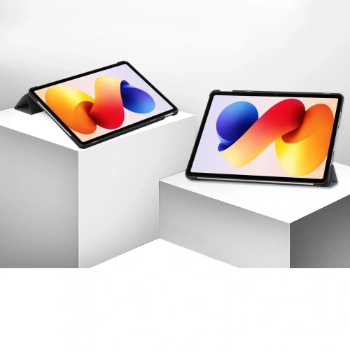 Etui z klapką Bizon Case Tab Croc do Xiaomi Redmi Pad 2 Pro szare