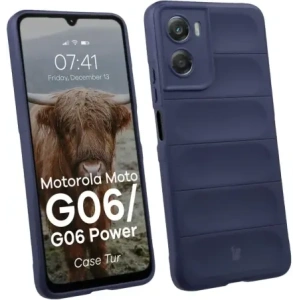 Pancerne etui Bizon Case Tur do Motorola Moto G06 4G / G06 Power 4 granatowe