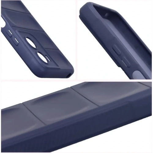 Pancerne etui Bizon Case Tur do Motorola Moto G06 4G / G06 Power 4 granatowe