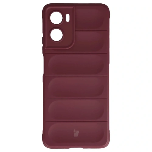 Pancerne etui Bizon Case Tur do Motorola Moto G06 4G / G06 Power 4 burgundowe