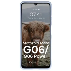 Pancerne etui Bizon Case Tur do Motorola Moto G06 4G / G06 Power 4 jasnoniebieskie