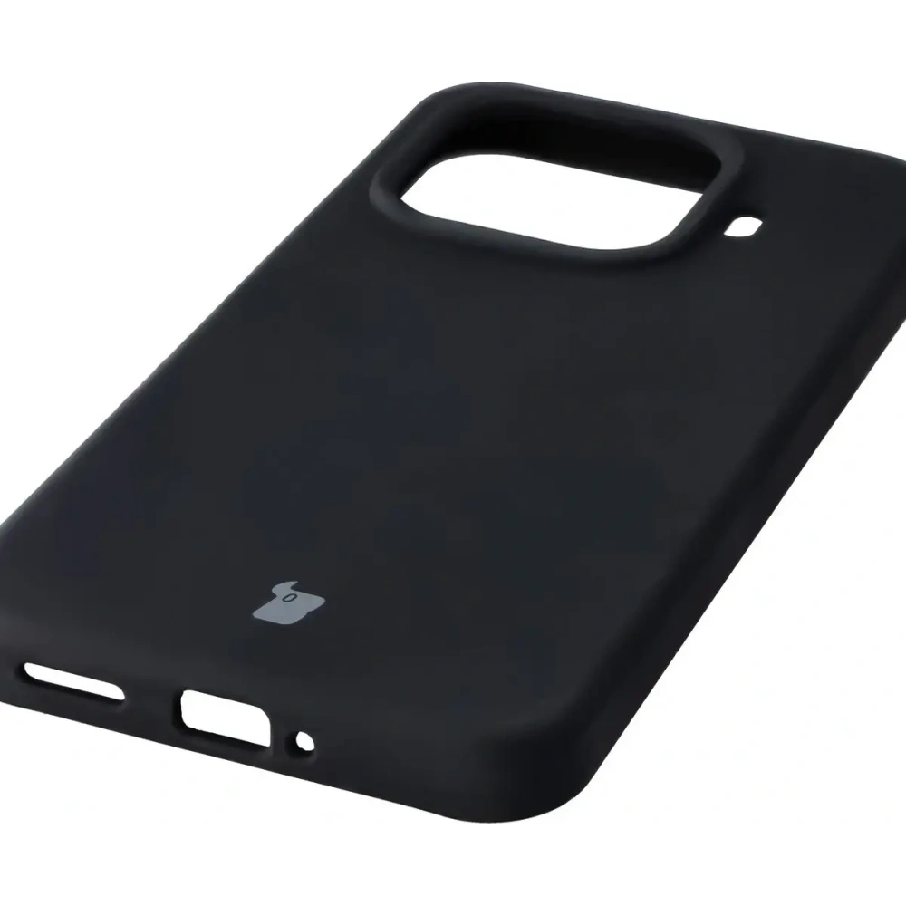 Silikonowe etui Bizon Soft Case do Xiaomi 15T Pro czarne