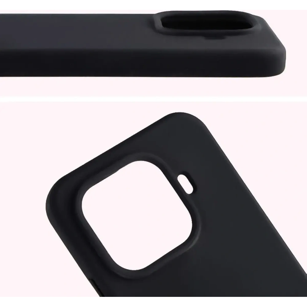 Silikonowe etui Bizon Soft Case do Xiaomi 15T Pro czarne