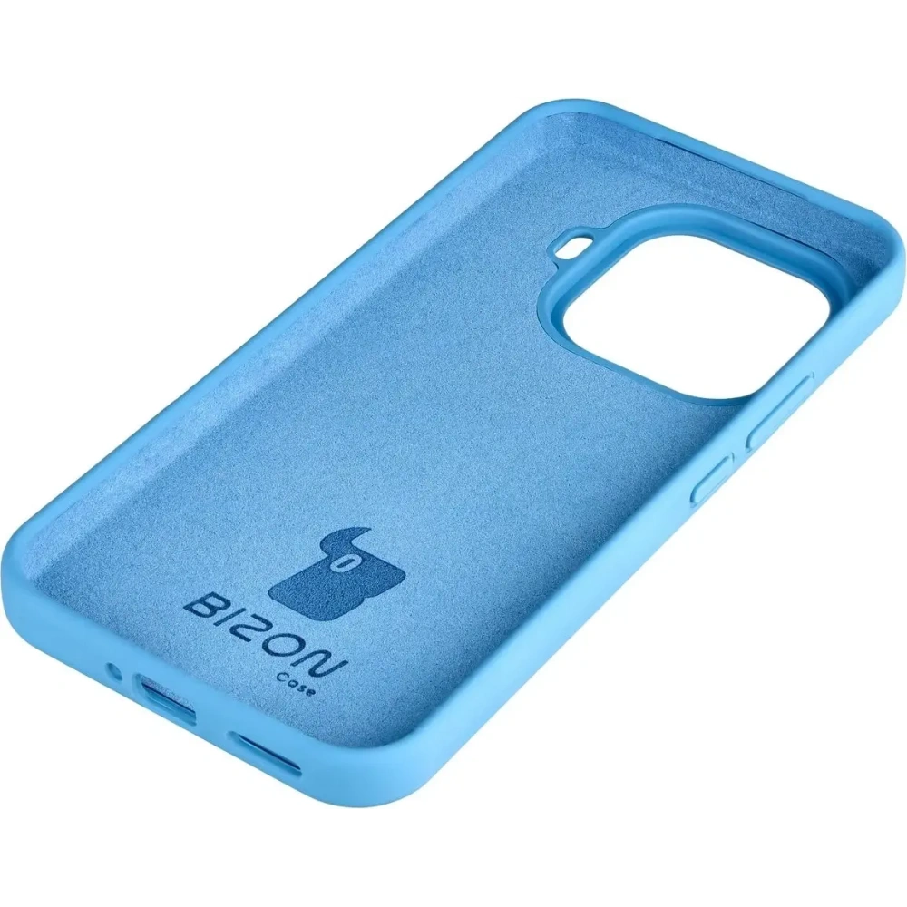 Silikonowe etui Bizon Soft Case do Xiaomi 15T Pro niebieskie