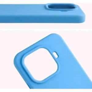 Silikonowe etui Bizon Soft Case do Xiaomi 15T Pro niebieskie