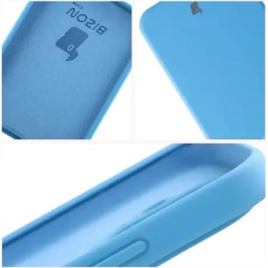 Silikonowe etui Bizon Soft Case do Xiaomi 15T Pro niebieskie