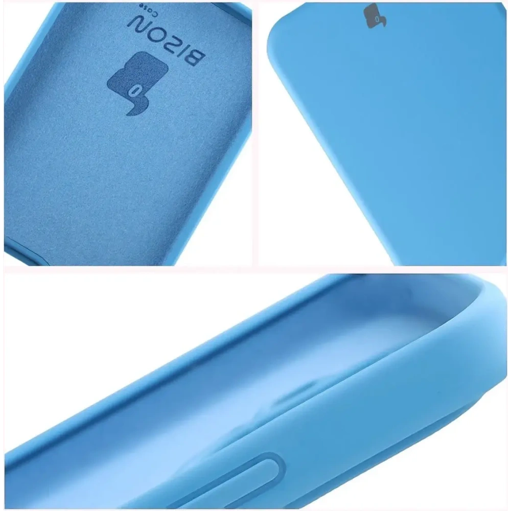 Silikonowe etui Bizon Soft Case do Xiaomi 15T Pro niebieskie