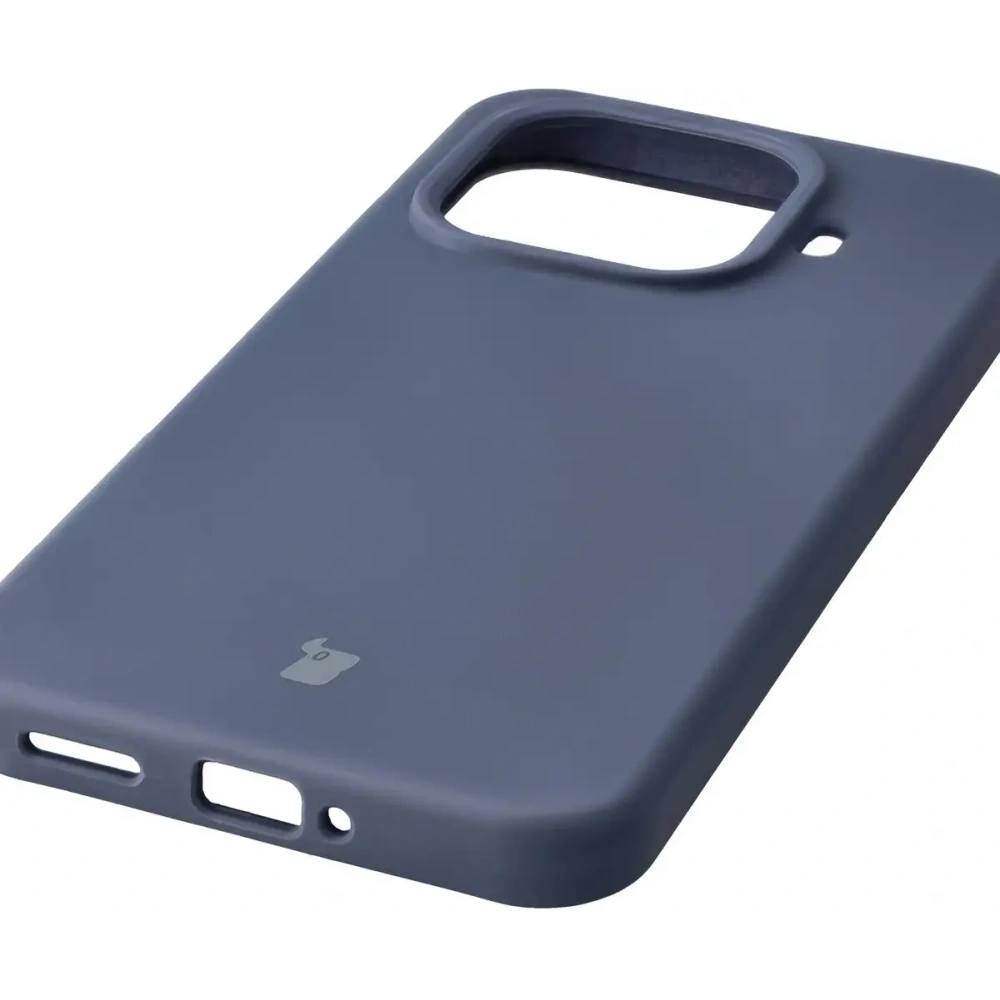Silikonowe etui Bizon Soft Case do Xiaomi 15T Pro ciemnoniebieskie