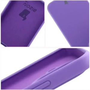 Silikonowe etui Bizon Soft Case do Xiaomi 15T Pro fioletowe