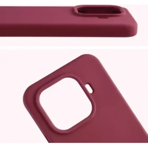 Silikonowe etui Bizon Soft Case do Xiaomi 15T Pro ciemnofioletowe