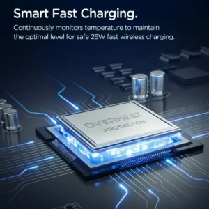 Ładowarka indukcyjna Spigen Essential EF302MOQ Qi 2.2 2in1 Magnetic MagSafe Wireless Charger Black