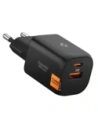 Ładowarka sieciowa Spigen Essential EE352EU USB-A, USB-C Network Charger 35W Black
