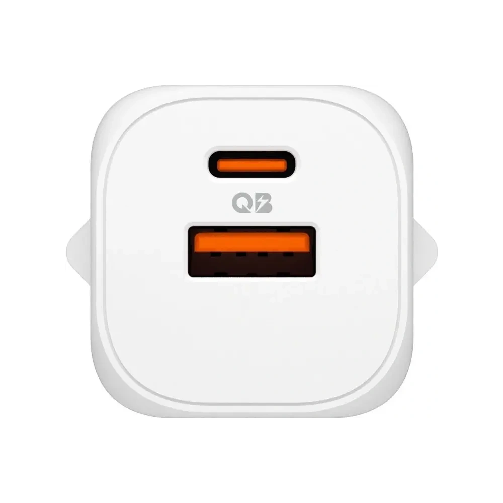 Ładowarka sieciowa Spigen Essential EE352EU USB-A, USB-C Network Charger 35W White