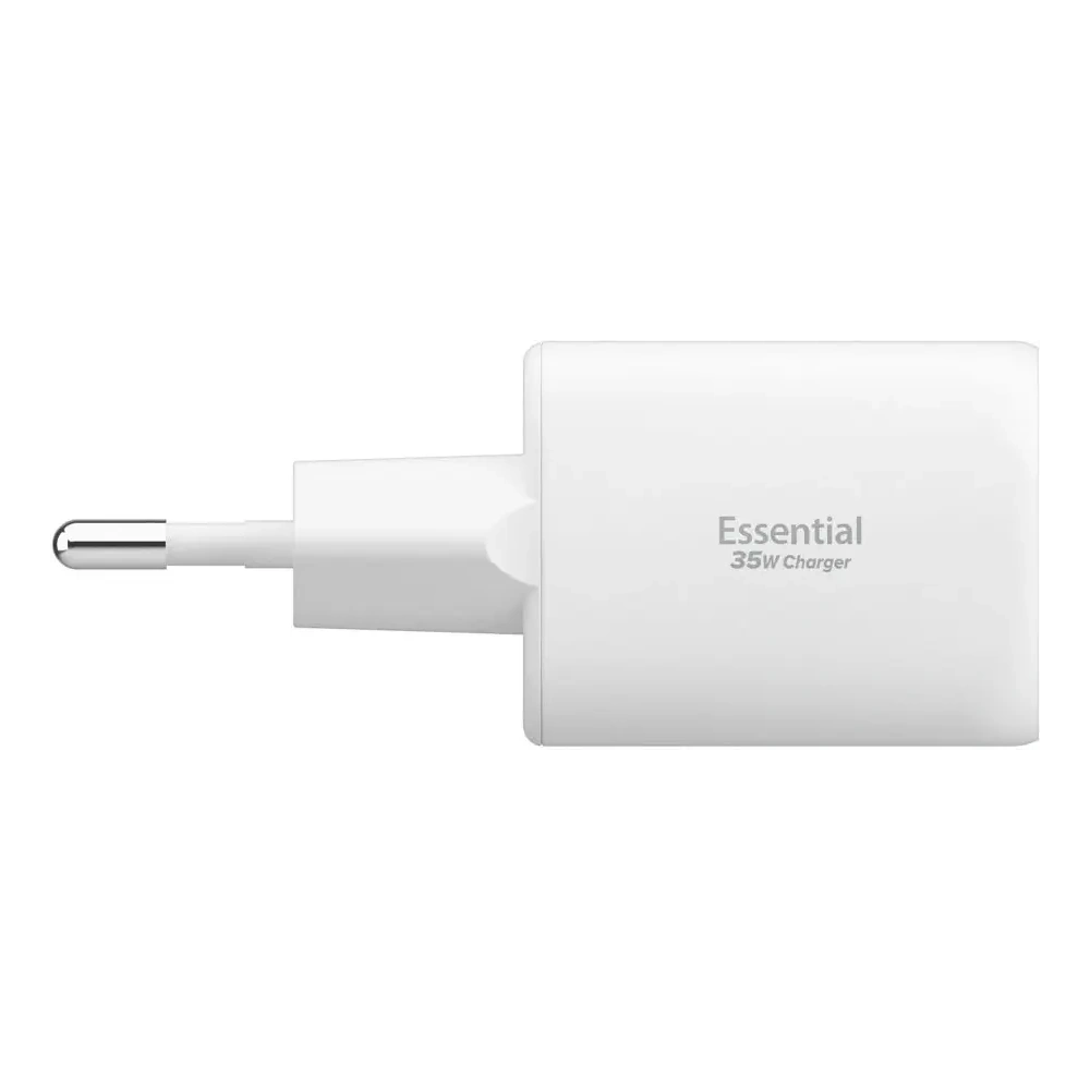 Ładowarka sieciowa Spigen Essential EE352EU USB-A, USB-C Network Charger 35W White