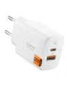 Ładowarka sieciowa Spigen Essential EE202EU USB-A, USB-C Network Charger 20W White
