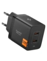 Ładowarka sieciowa Spigen Essential EE472EU 2xUSB-C Network Charger 47W Black