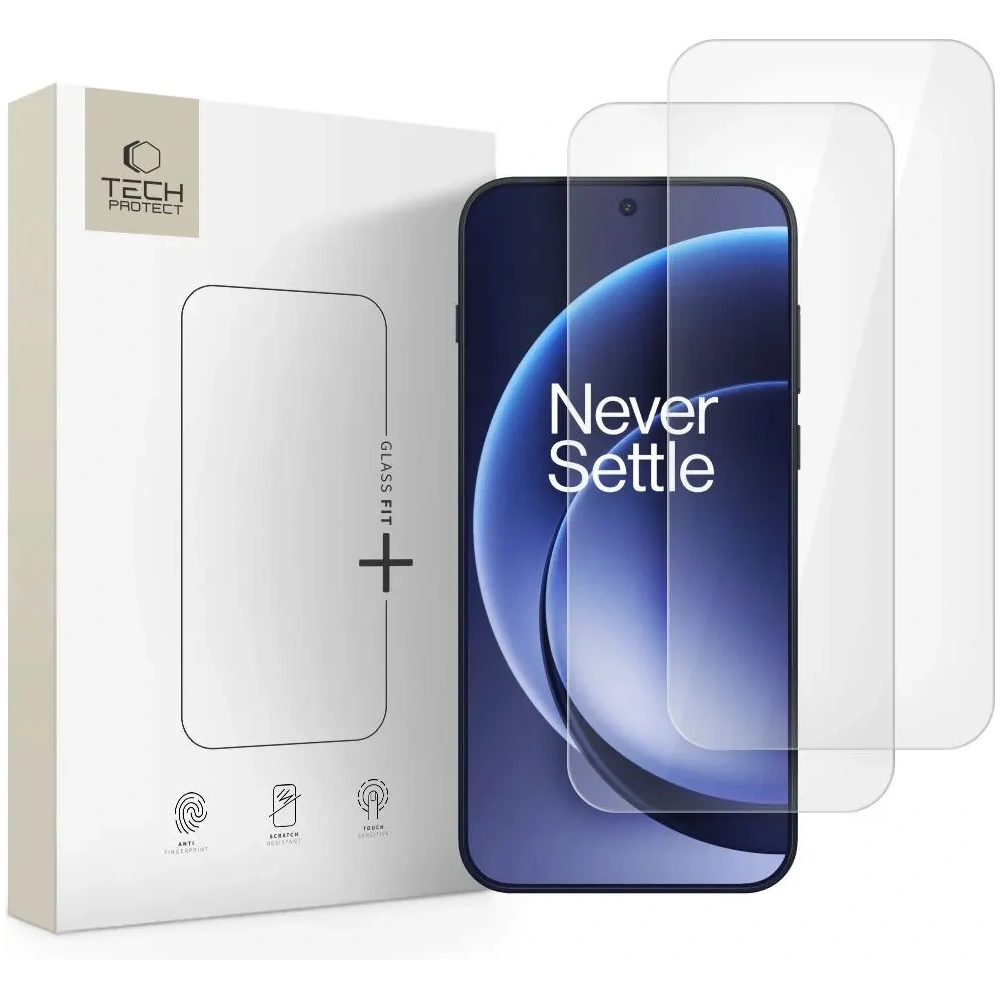 Szkło hartowane Tech-Protect Glass Fit+ do OnePlus 15 Clear [2 PACK]