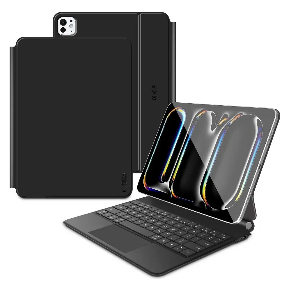 Etui z klawiaturą Tech-Protect SmartCase Magnetic + Keyboard do Apple iPad Pro 13” 2024/2025 Black