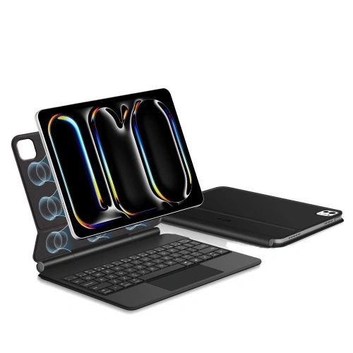 Etui z klawiaturą Tech-Protect SmartCase Magnetic + Keyboard do Apple iPad Pro 13” 2024/2025 Black