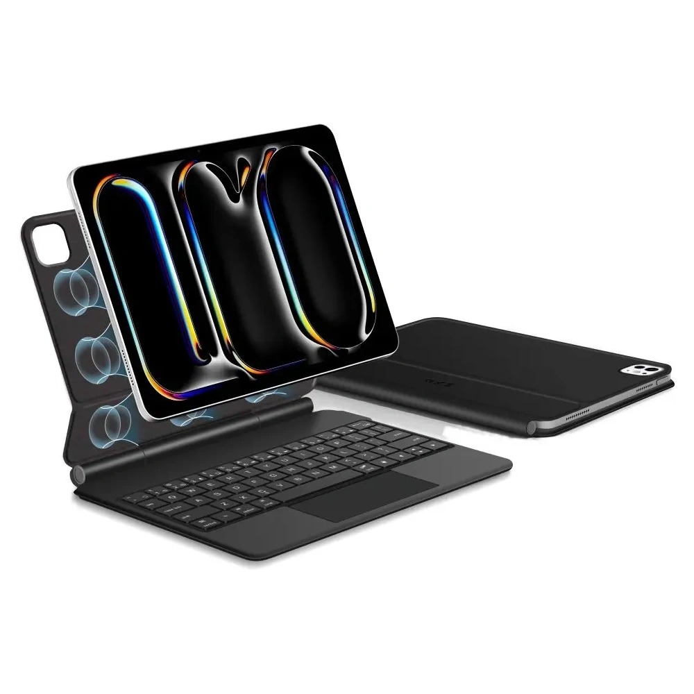 Etui z klawiaturą Tech-Protect SmartCase Magnetic + Keyboard do Apple iPad Pro 13” 2024/2025 Black