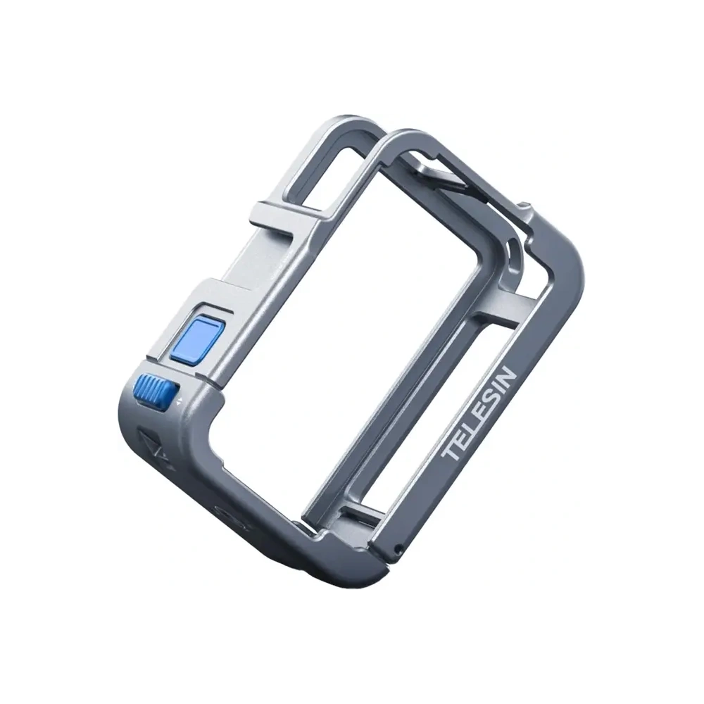 Obudowa metalowa Telesin do DJI Osmo Action 5 niebieska