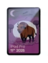 Prywatyzujące szkło hybrydowe Bizon Glass Tab Mule Shadow do Apple iPad Pro 11" M5 2025 matowe