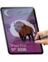Prywatyzujące szkło hybrydowe Bizon Glass Tab Mule Shadow do Apple iPad Pro 11" M5 2025 matowe