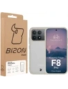 Etui Bizon Case Angelo do Xiaomi POCO F8 Pro półprzezroczyste z beżową ramką