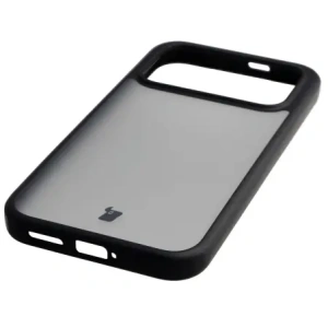 Etui Bizon Case Angelo do Xiaomi POCO F8 Pro przydymione z czarną ramką