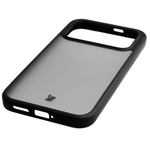 Etui Bizon Case Angelo do Xiaomi POCO F8 Pro przydymione z czarną ramką