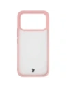 Etui Bizon Case Angelo do Xiaomi POCO F8 Ultra półprzezroczyste z jasnoróżową ramką