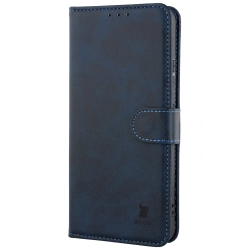 Etui z klapką Bizon Case Pocket do Motorola Moto G86 Power 5G granatowe