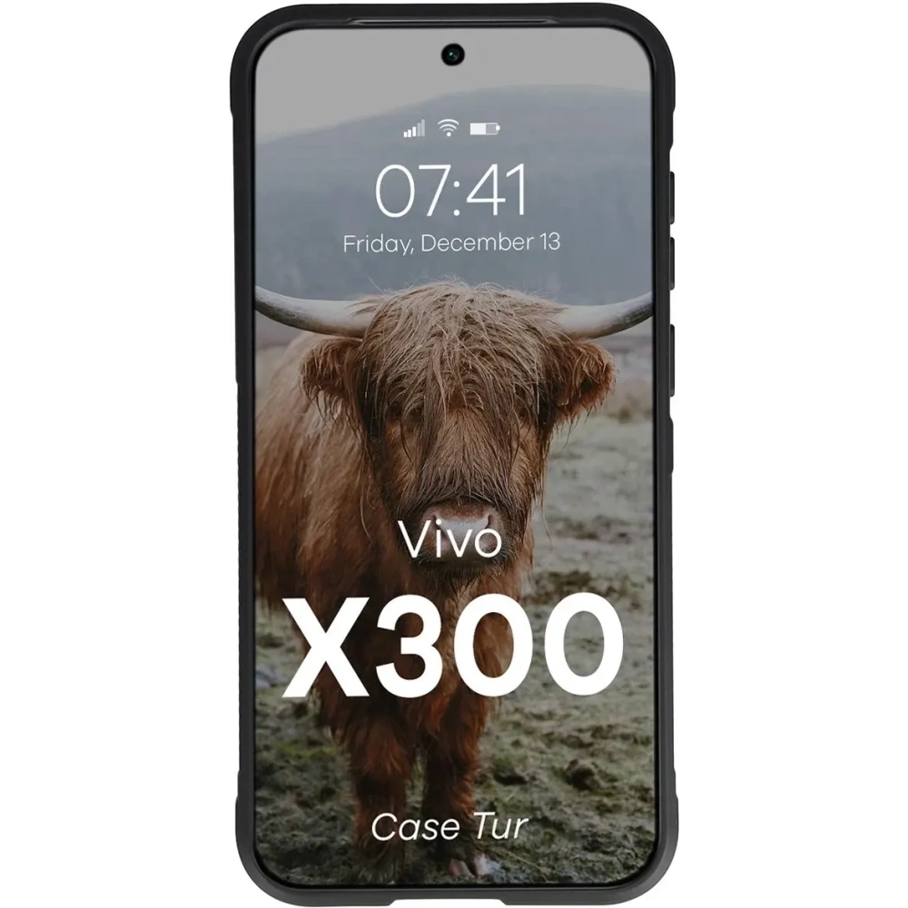 Pancerne etui Bizon Case Tur do Vivo X300 czarne